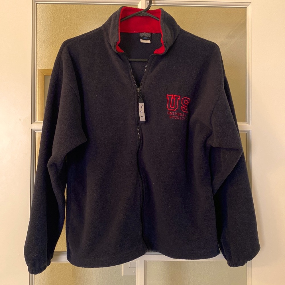 Unisex Universal Studios fleece zip up jacket XL